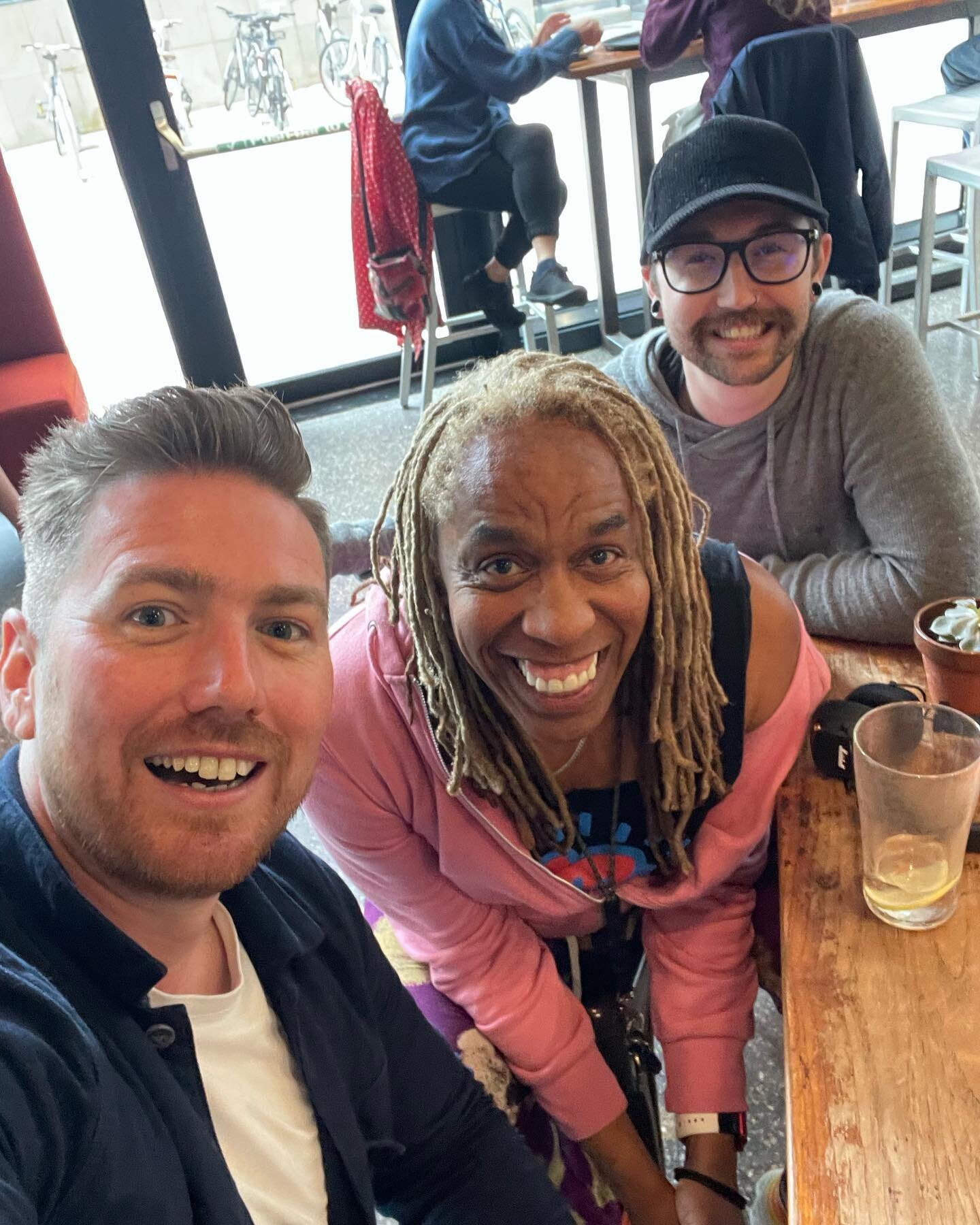 Plotting and planning the next 12 months with the fabulous @rikkibeadleblair @homemcr after an afternoon of meetings around #Manchester  @thisissurvivors @josiemw1 @rxtheatre @factory_international