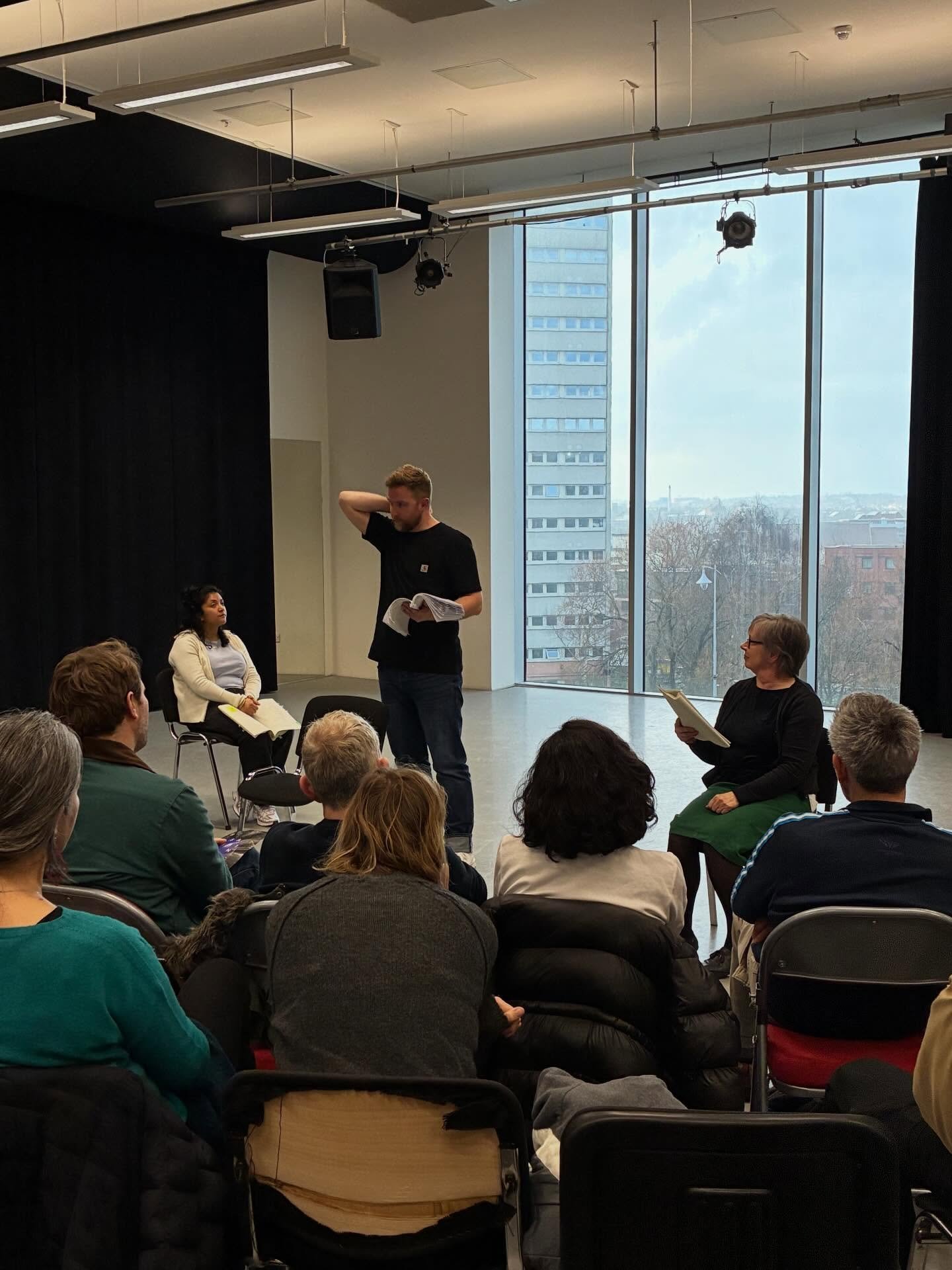 &ldquo;I remember you. Yes. It&rsquo;s your eyes. Never change, d&rsquo;they? Eyes&rdquo;

Some snaps from the sharing of the new @clivejudd play SABRINA @therepbirmingham yesterday afternoon. 

A huge thanks to our audience, and to The Rep for hosti