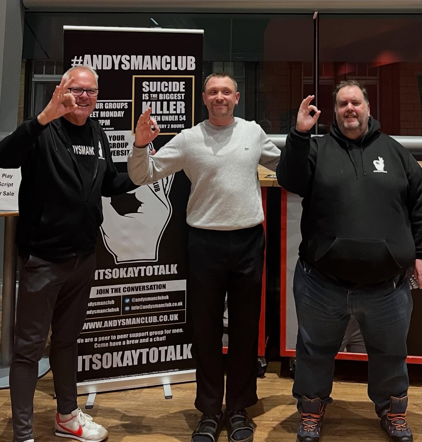 Great to see our partners Andy&rsquo;s Man Club at the show last night, spreading the word about the great work they do. 

Andy&rsquo;s Man Club will be with us throughout our tour this year, so be sure to say hello!

🎟️ Tickets on sale for 15th May