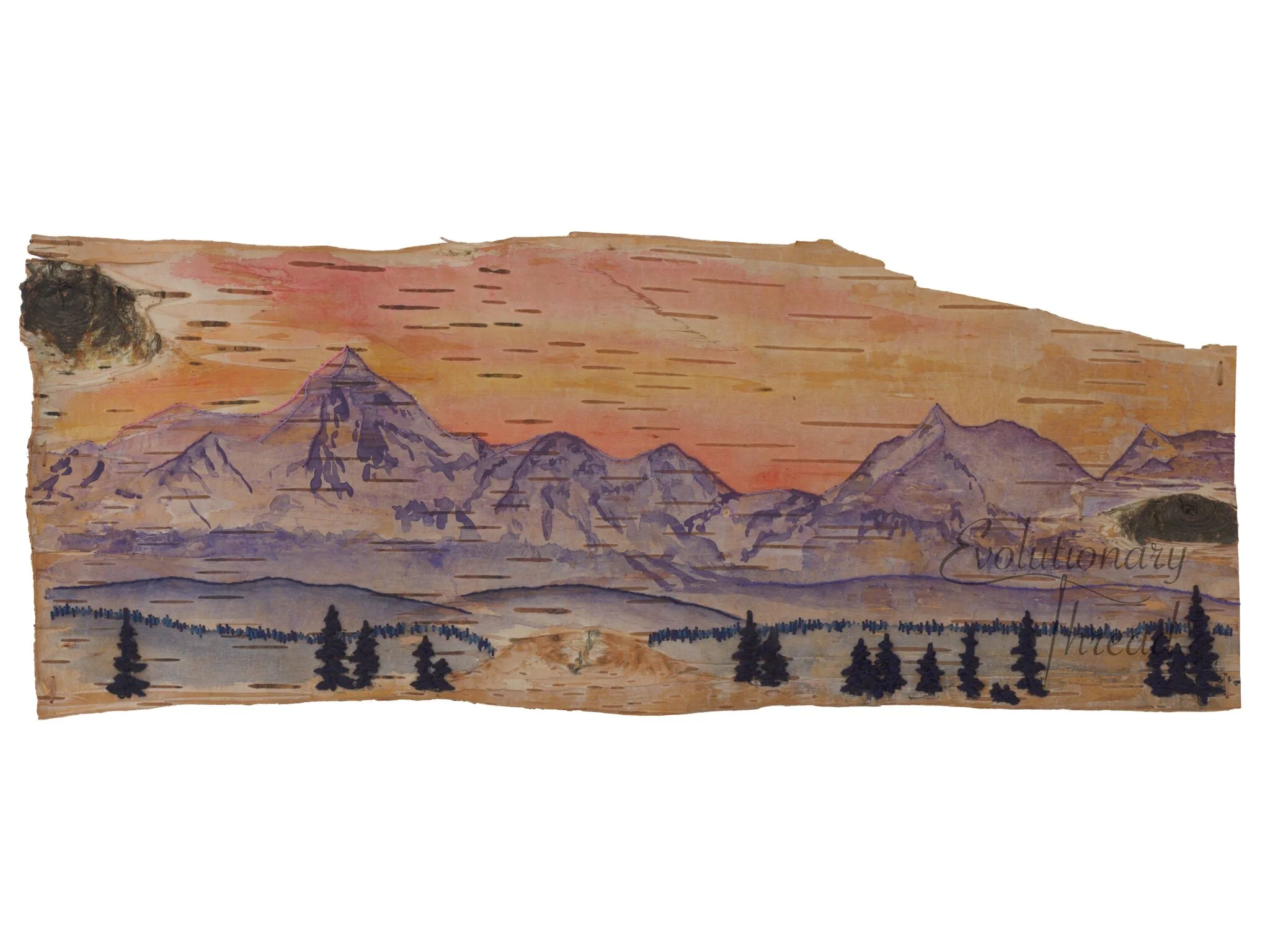 Alpenglow - Alaska Range at Sunset - Fine Art Print
