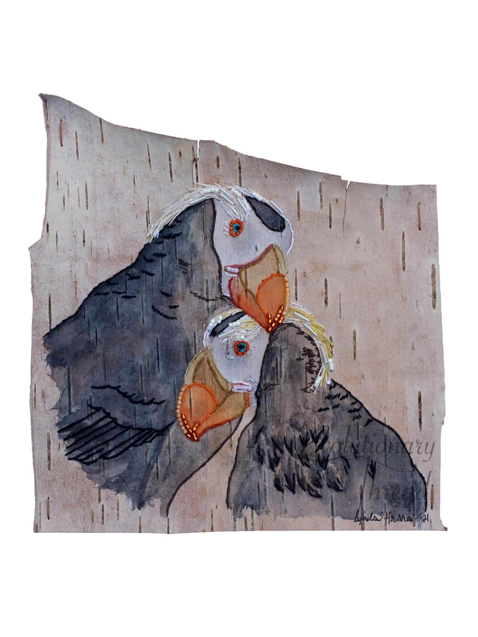 Devotion - Tufted Puffins - Fine Art Print
