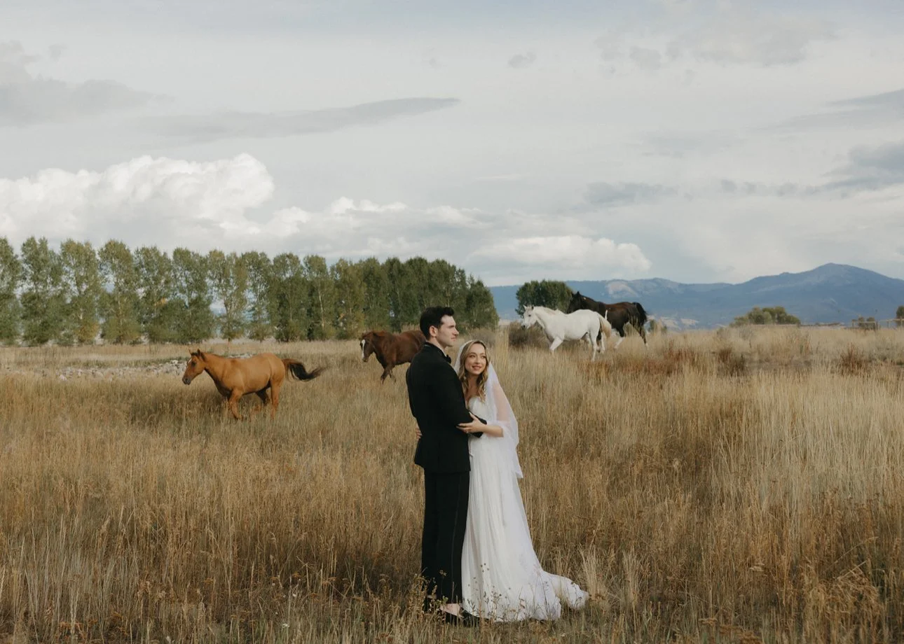 An Elevated Western Romance in Jackson Hole | Arianna and Aaron's Real Wedding