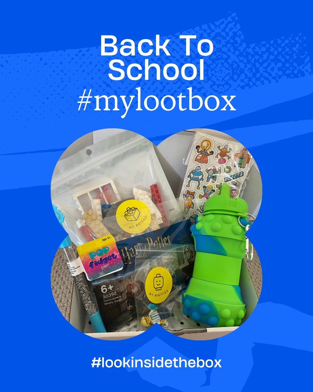 We had SO much fun putting last months Back to School loot box together and we especially LOVED the squishy sensory drink bottles!
Did you get your hands on one?