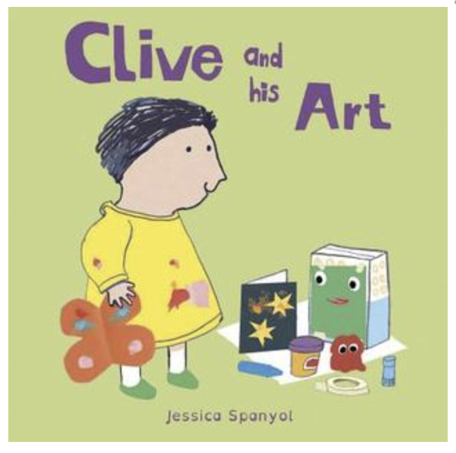 Clive and his Art Book