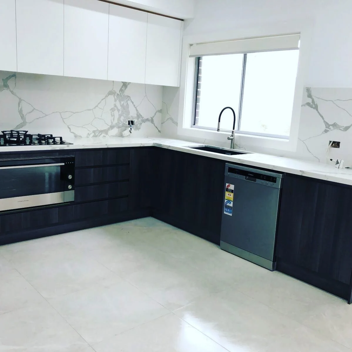 One of the beautiful kitchens on the Edna duplex.