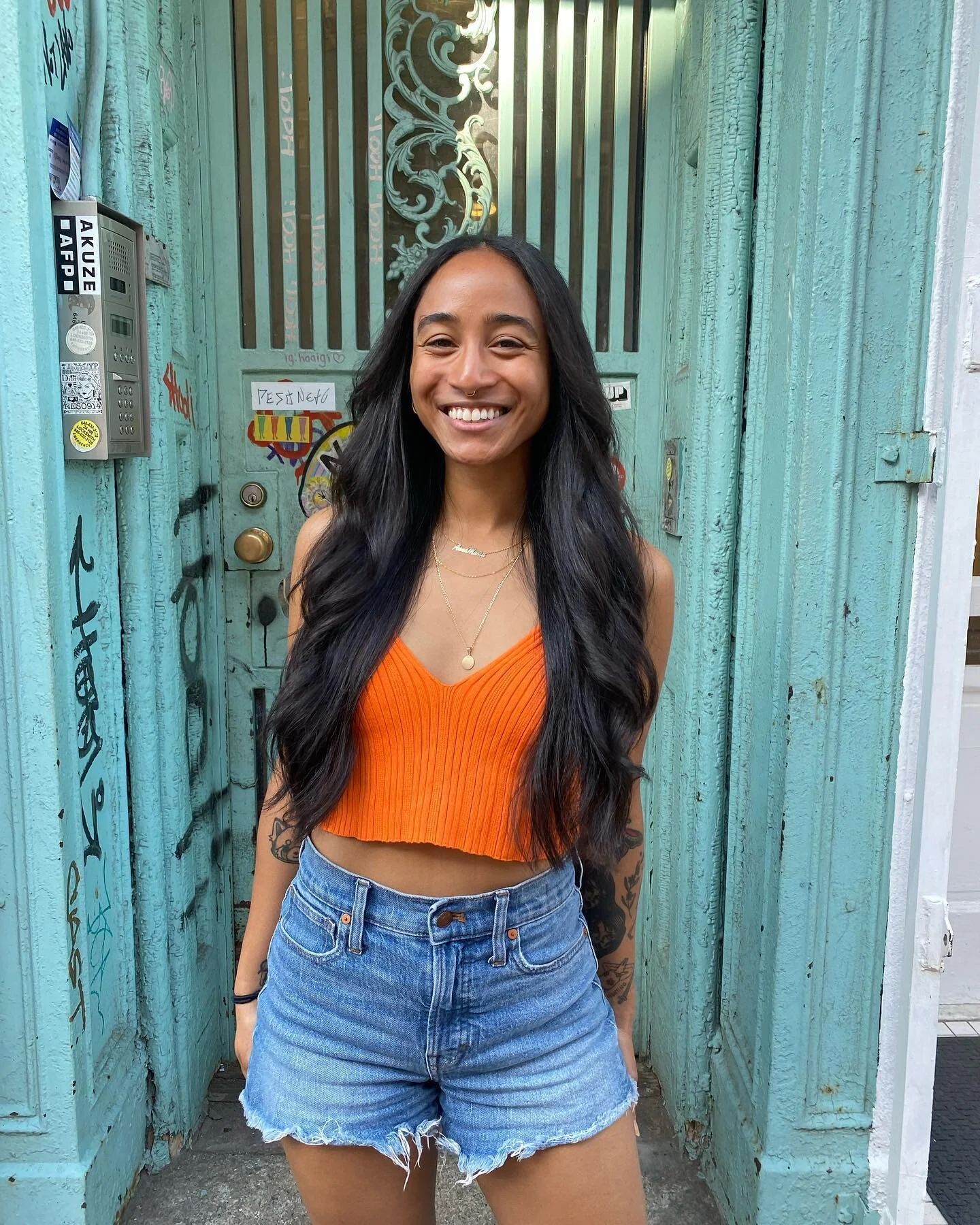 I finally got to cut my gorgeous friend @annahoosh