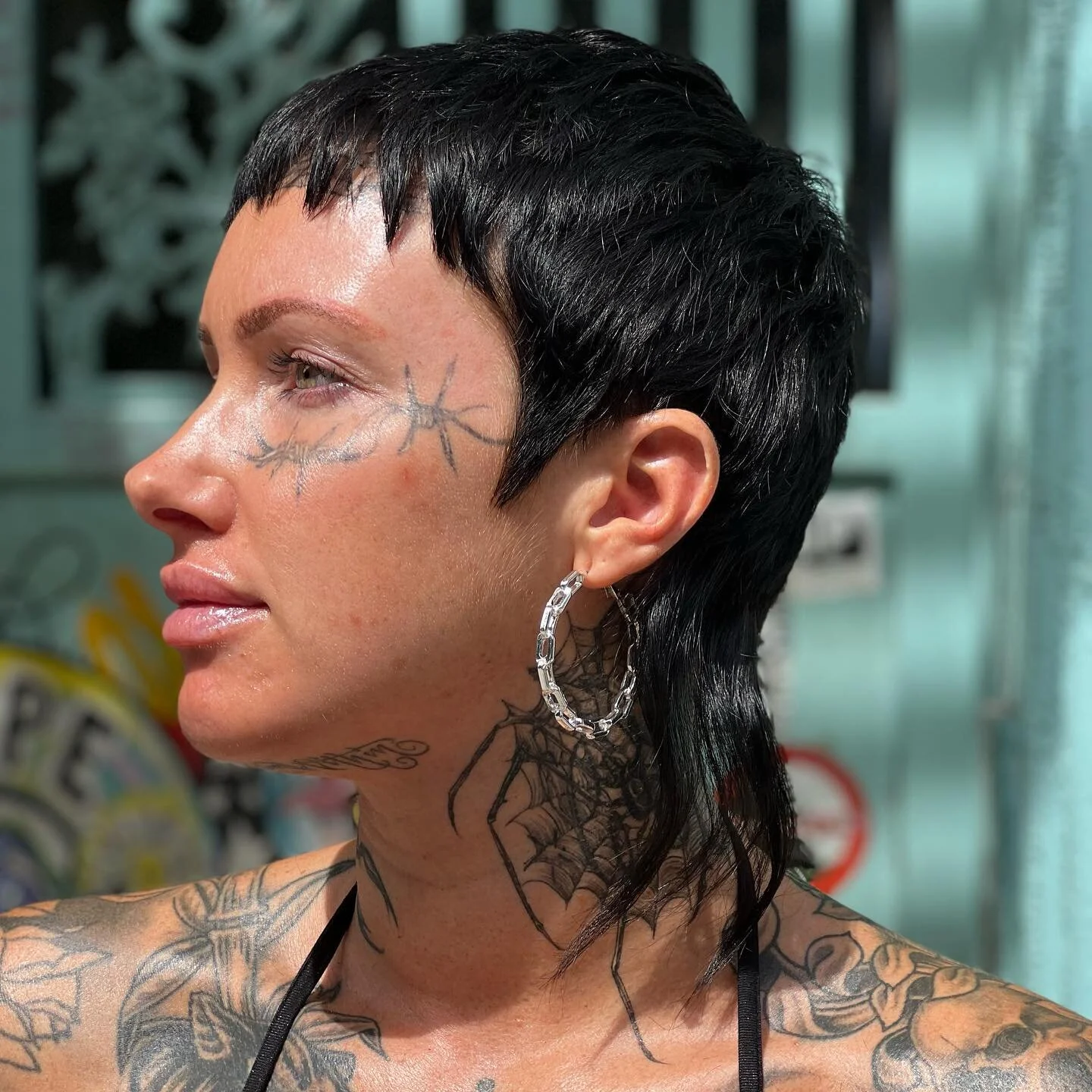 ⛓Spiky pixie with two baby rat tails ⛓
Probably the coolest haircut I&rsquo;ve ever done. On my most badass client 🖤