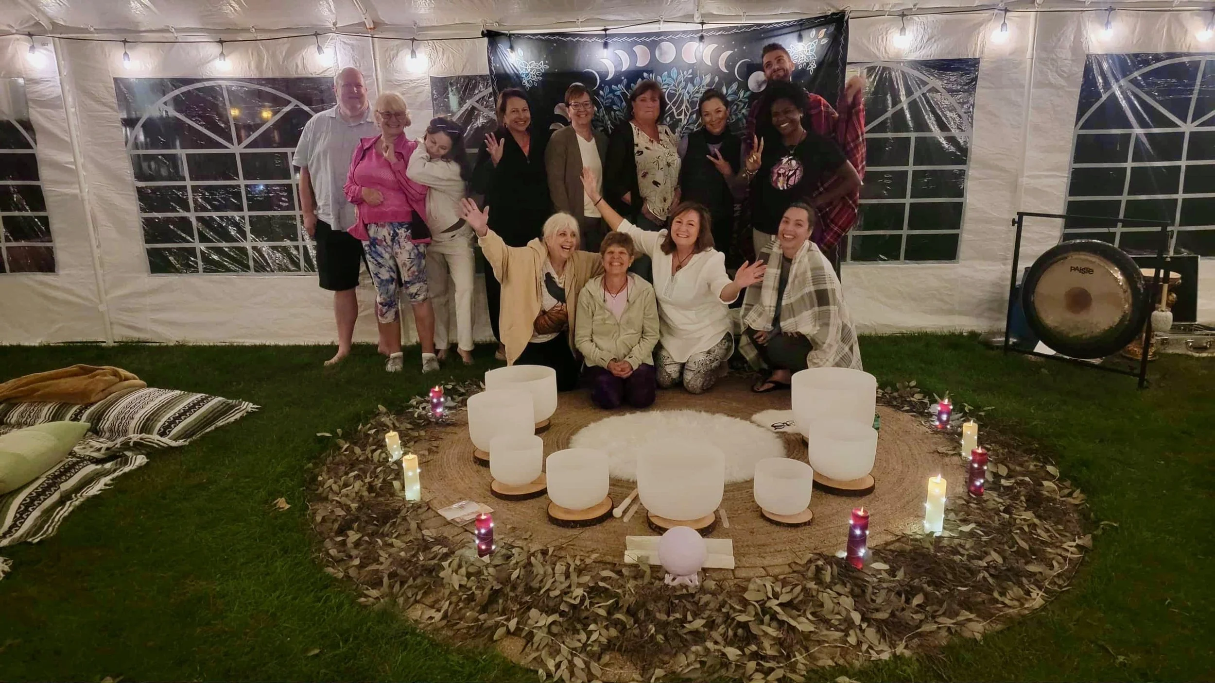 Thank you to all who attended our Fall Reiki Sound Bath outdoors!