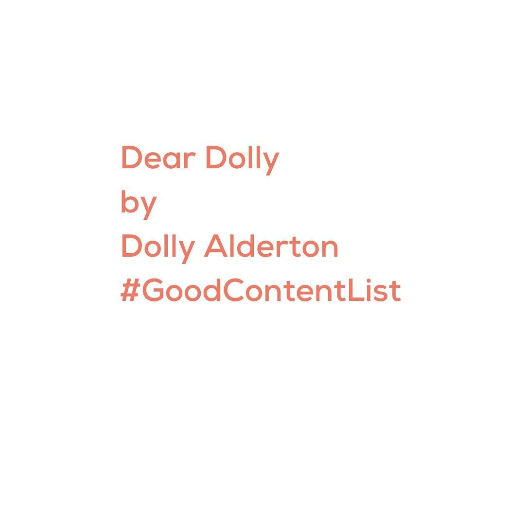 The perfect beach read. Dolly&rsquo;s great at helping us with all things relationships - friends, family, colleagues, relationships, situationships...