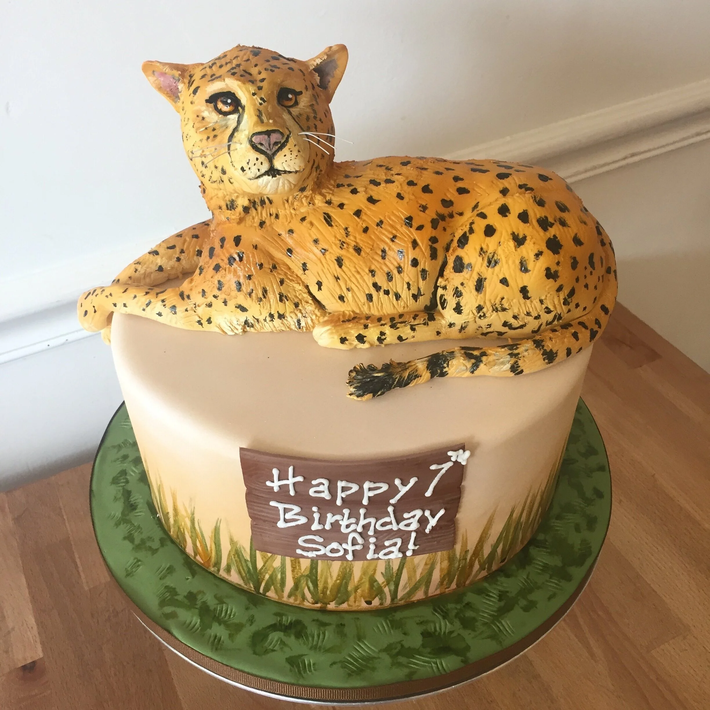 Safari Birthday Cake
