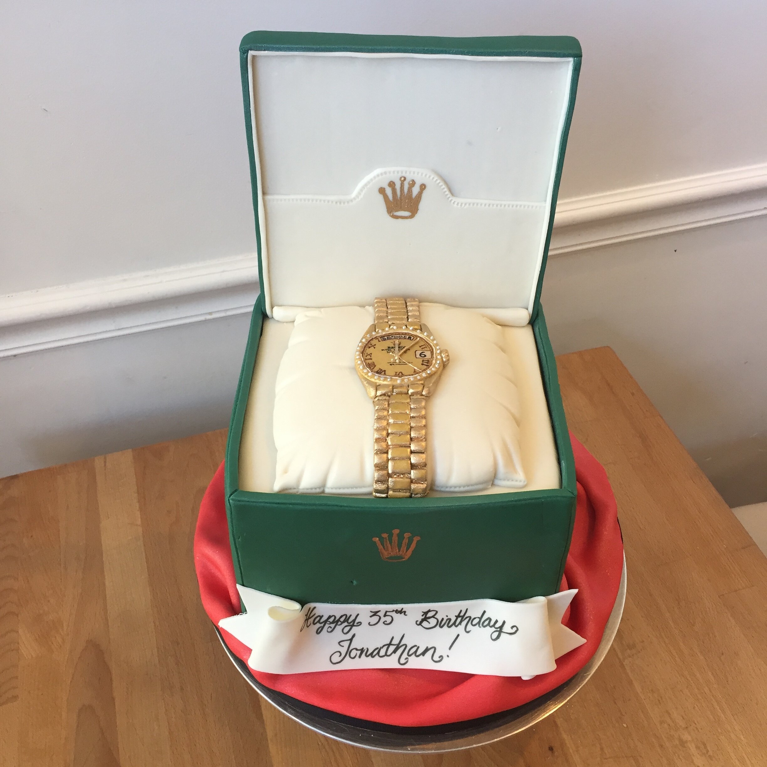 Rolex Watch Cake