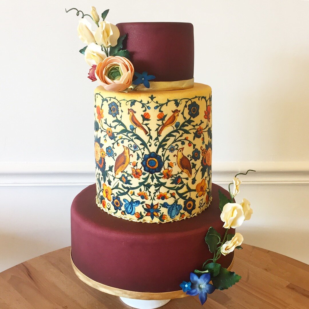Tapestry Birds Cake
Designed for Boston Weddings 