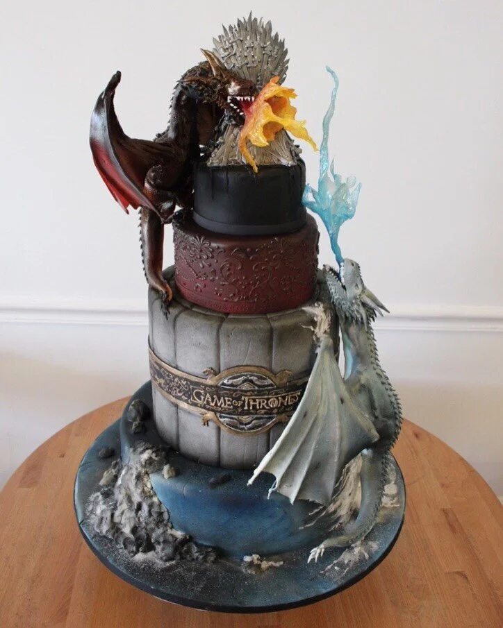 Game of Thrones Cake
Designed for Boston University’s 2018 “Game of Thrones: The Virtual Final Season” Exhibit