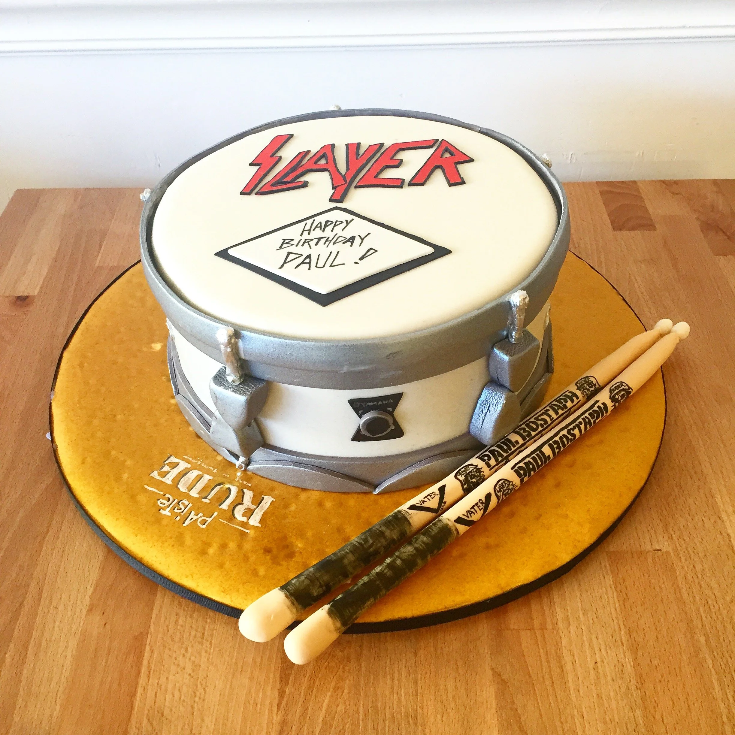 Slayer Drum Cake