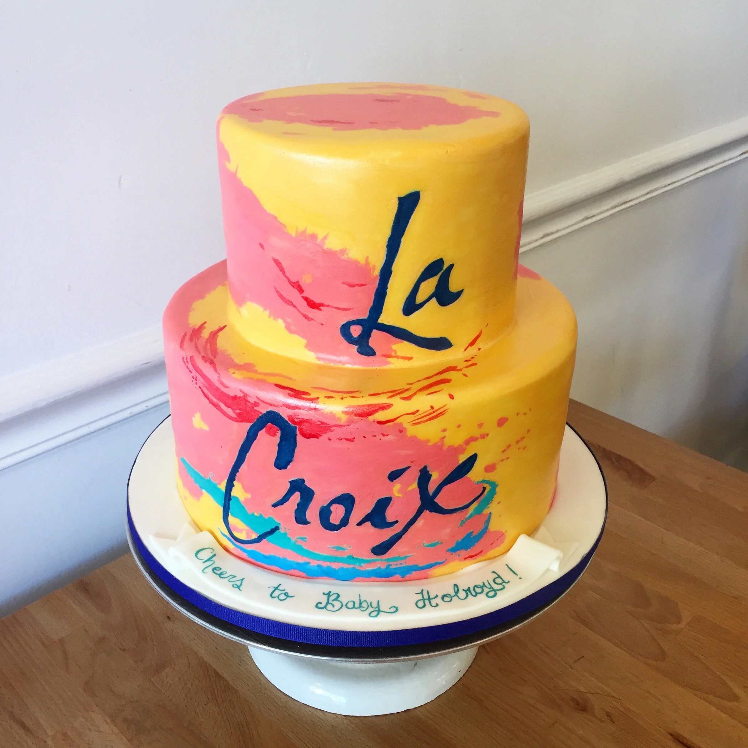 Painted La Croix Cake