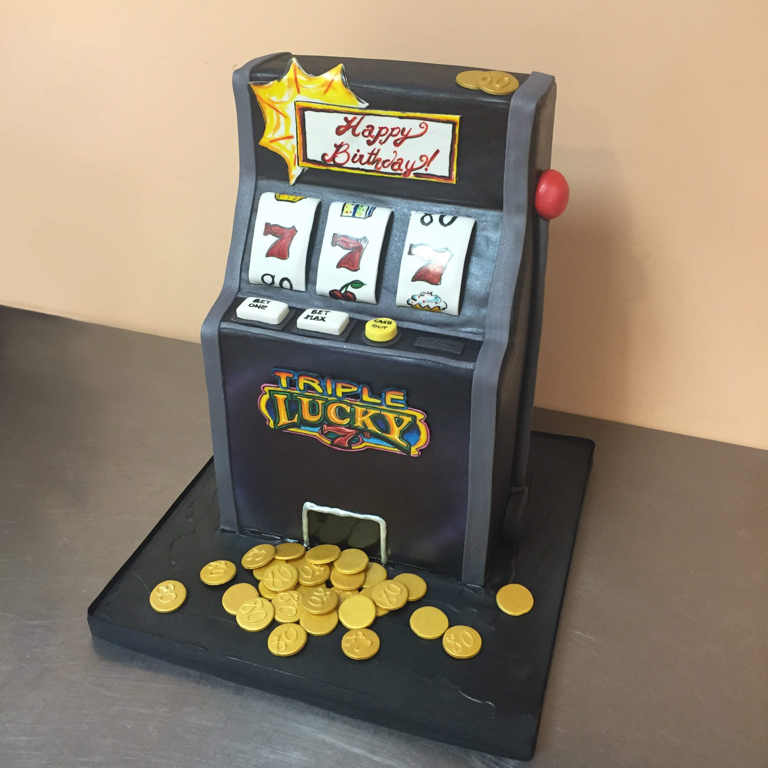 Slot Machine Cake