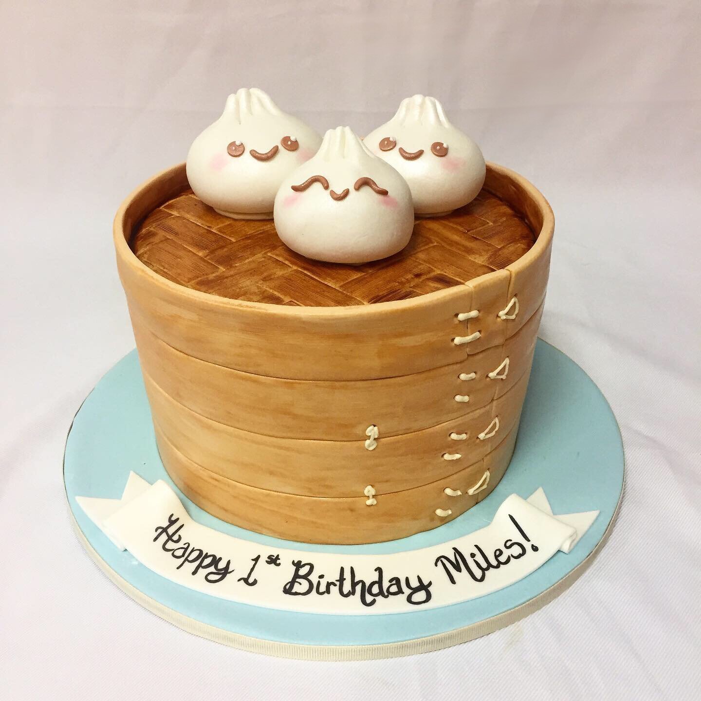 A Steam Bun Birthday Cake