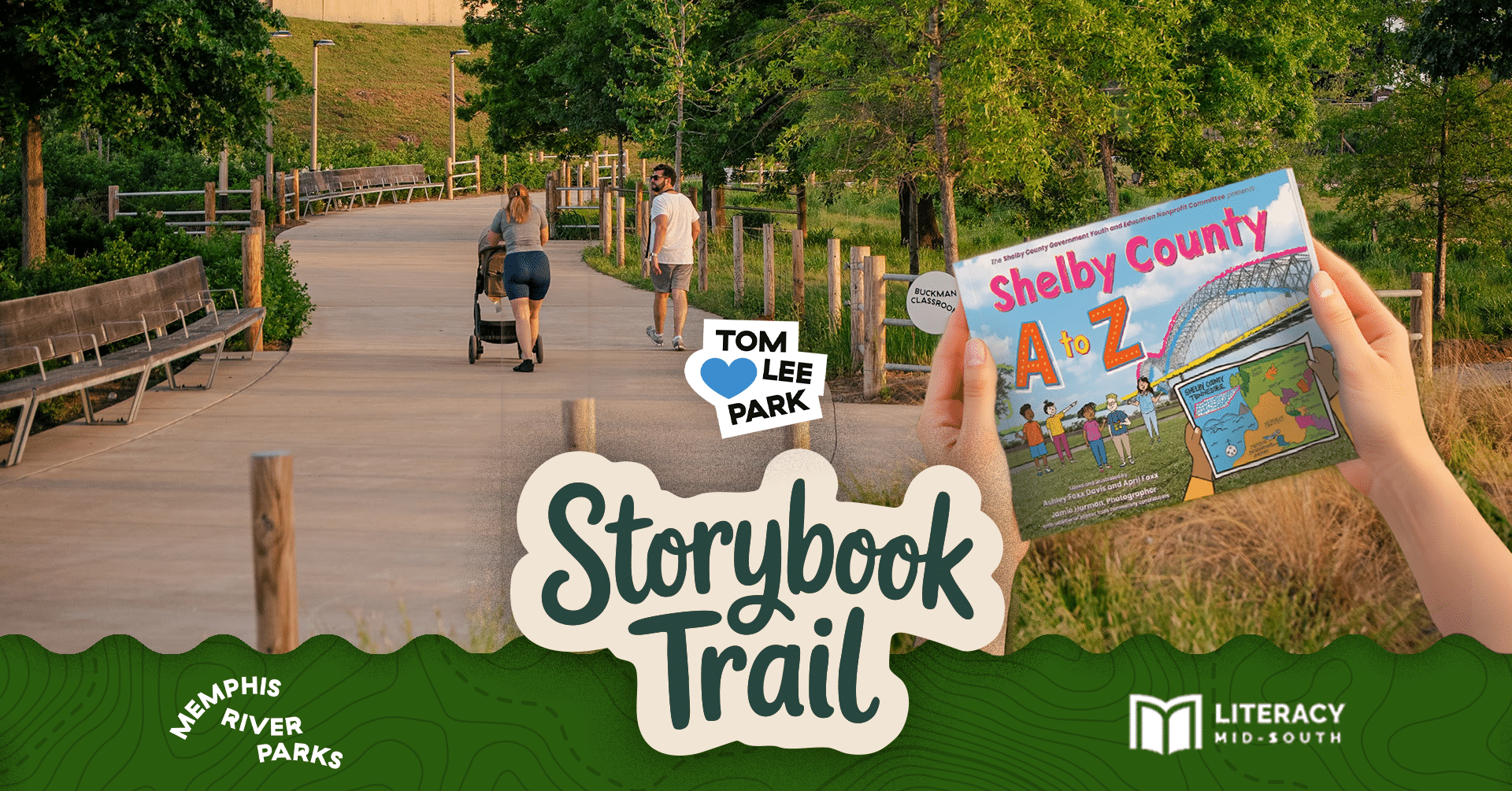 Read &amp; Walk Your Way Through Tom Lee Park!
