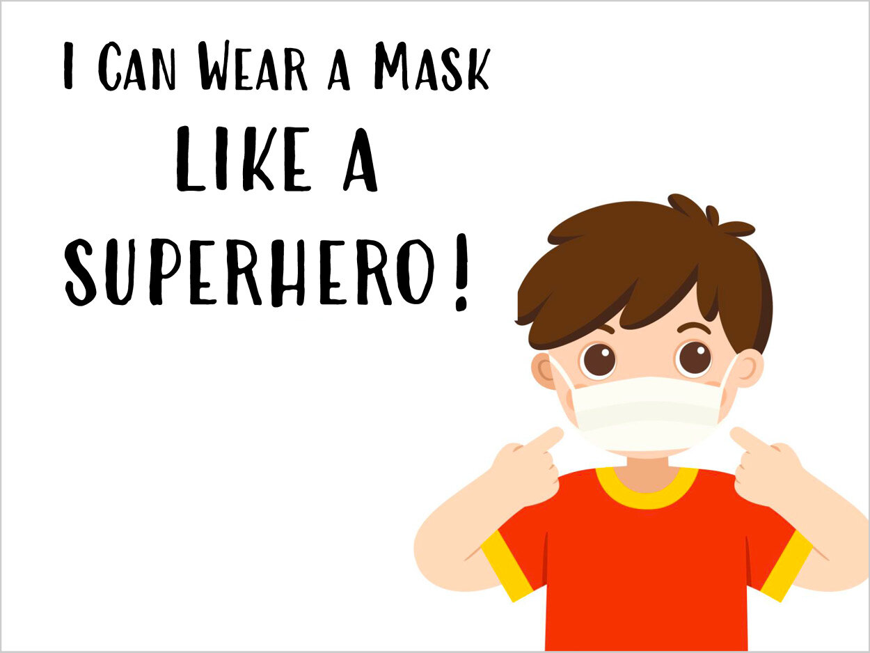 I Can Wear A Mask - Social Story