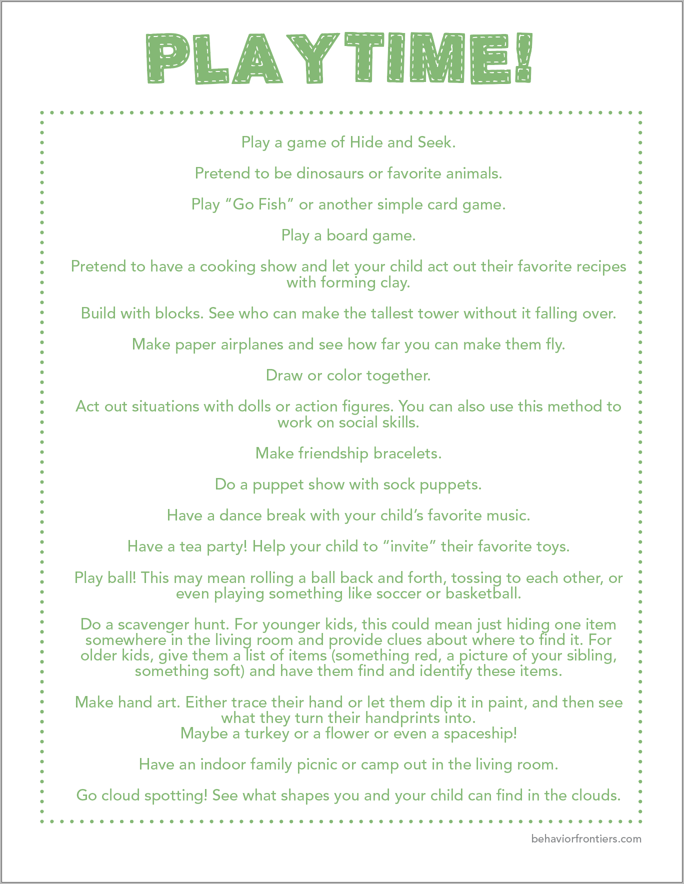 Parents and Caregiver Support - Tip #4