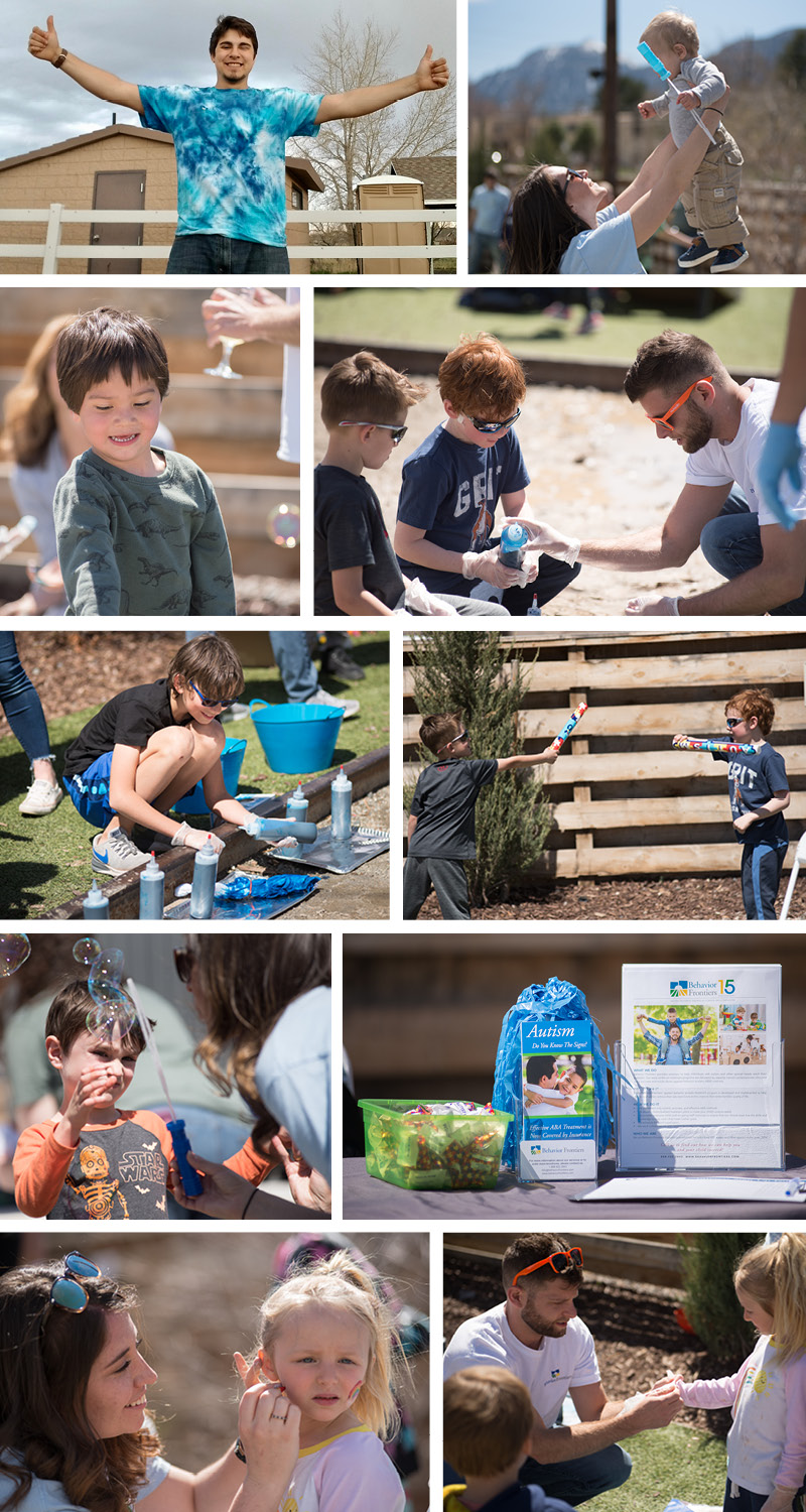 Boulder Lights it Up Blue Tie-Dye for Autism Awareness Month