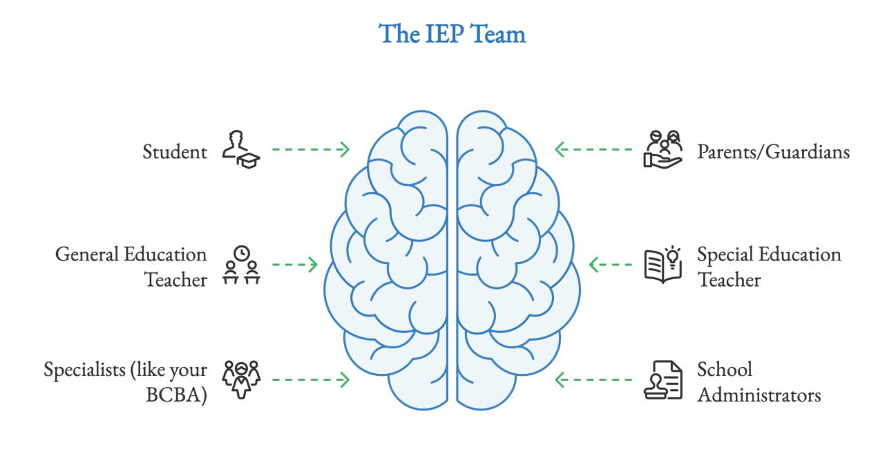 The IEP team. 