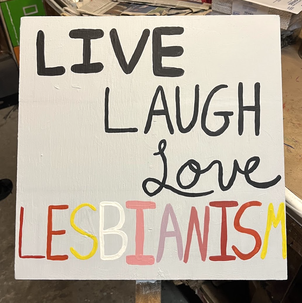 Gay Pride Sign for "The Prom"