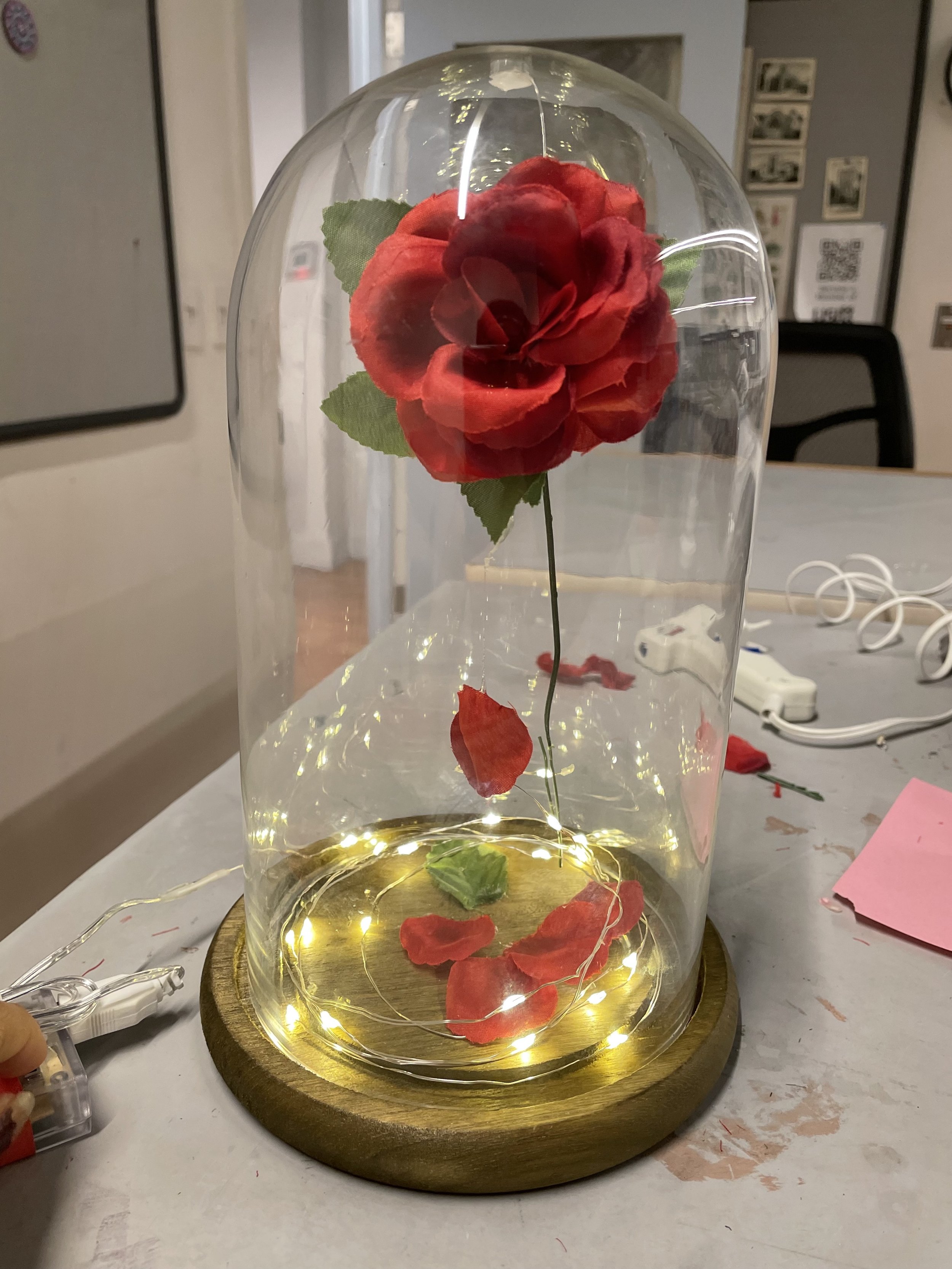 Enchanted Rose from "Beauty and the Beast" for final class project