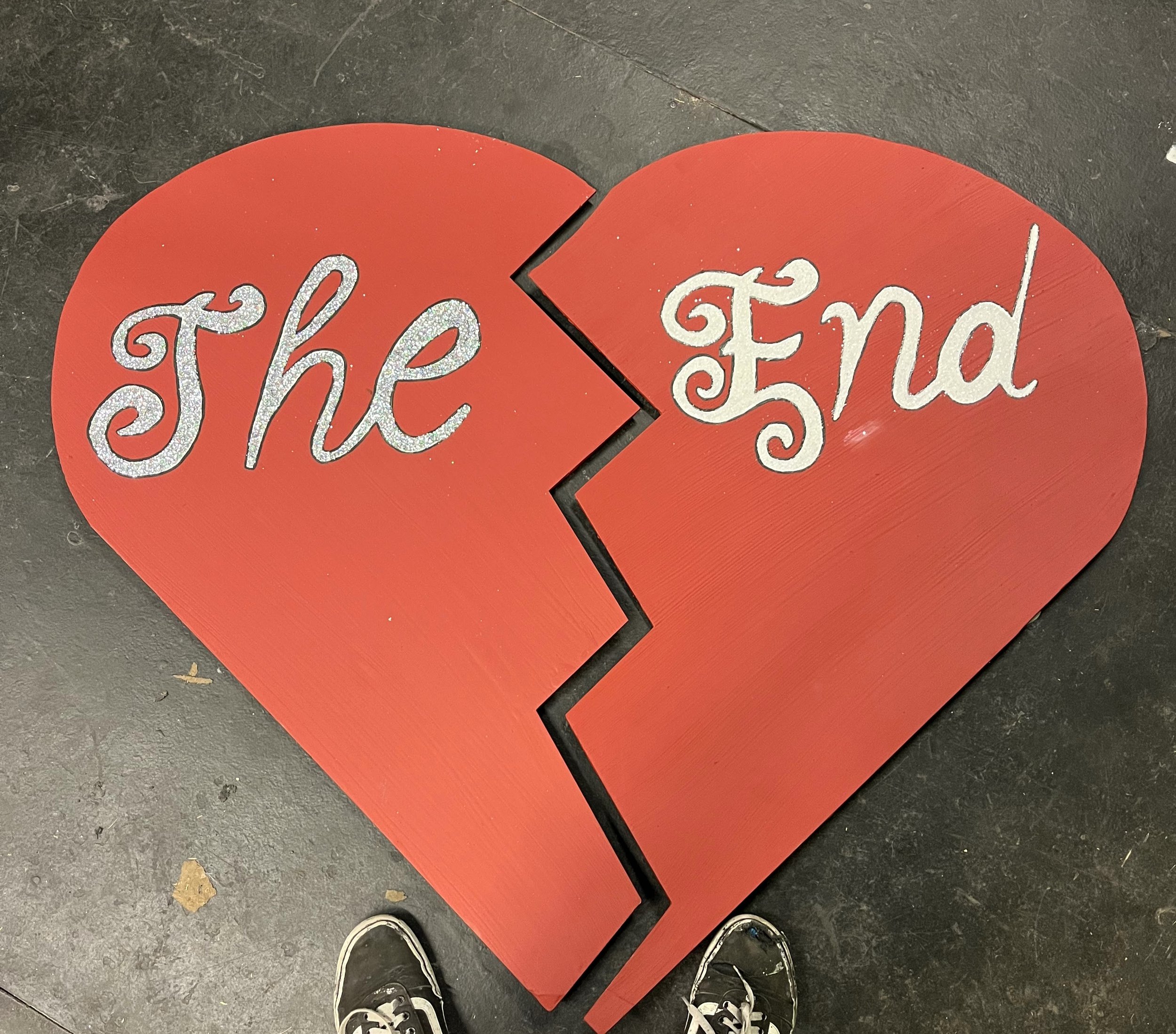 The End Sign for "Spamalot"