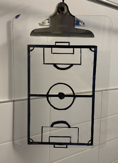 Team Captain Clipboard for "The Wolves"