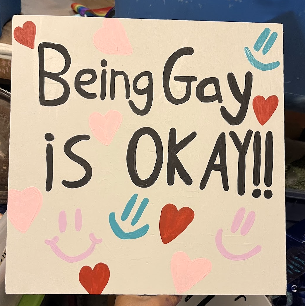 Gay Pride Sign for "The Prom"