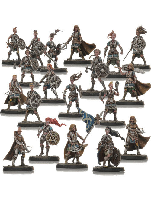 GB AOM SSM02 Shieldmaiden Hearthguard (B) - BADGER GAMES