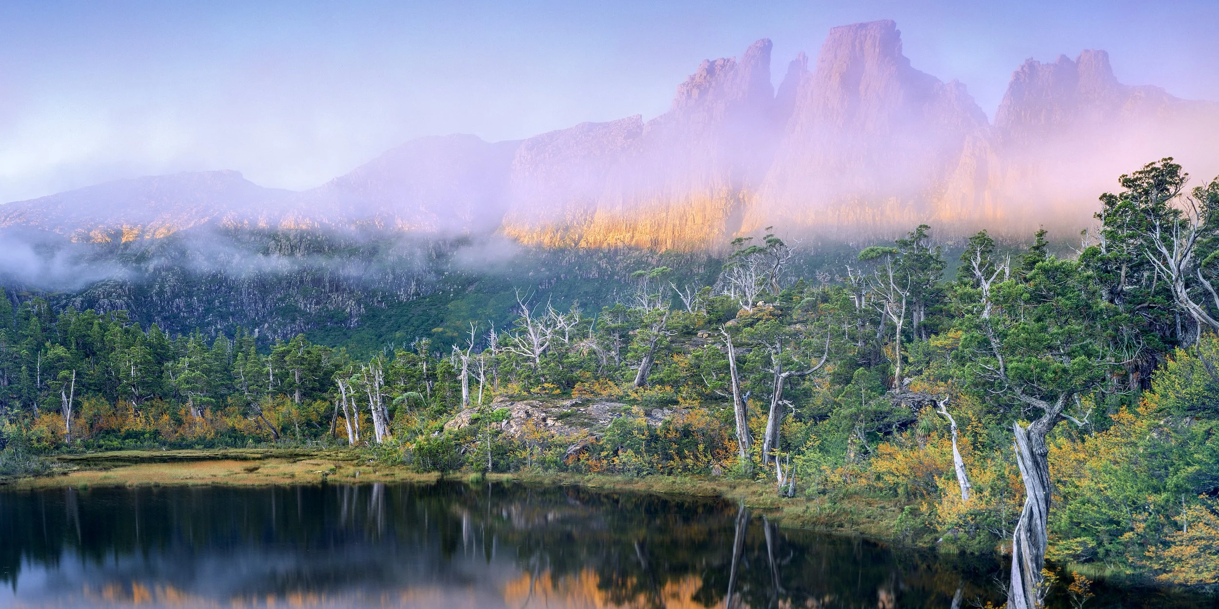 POOL OF MEMORIES, CRADLE MOUNTAIN-LAKE ST CLAIR NATIONAL PARK, TASMANIA