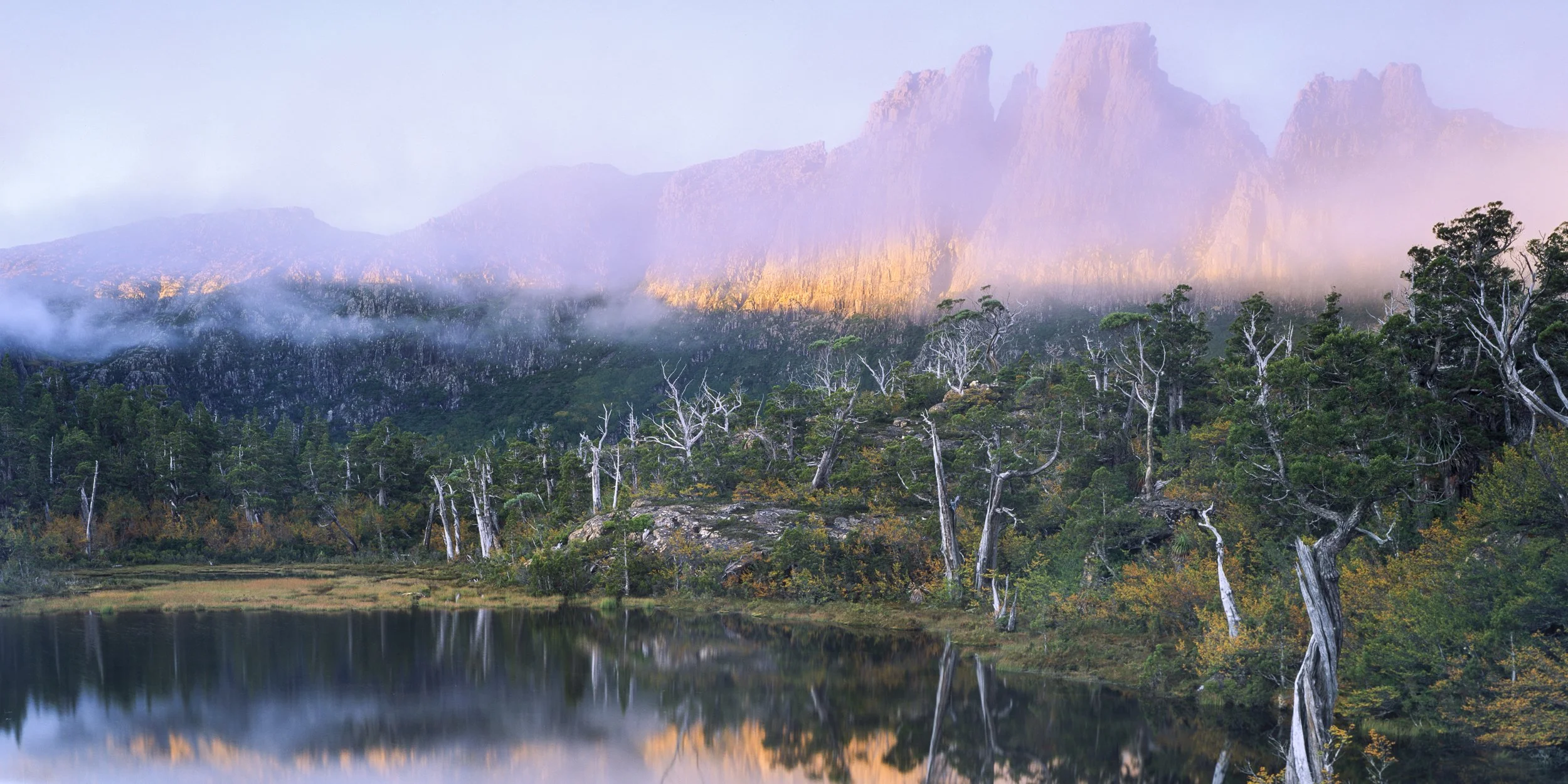 POOL OF MEMORIES, CRADLE MOUNTAIN-LAKE ST CLAIR NATIONAL PARK, TASMANIA