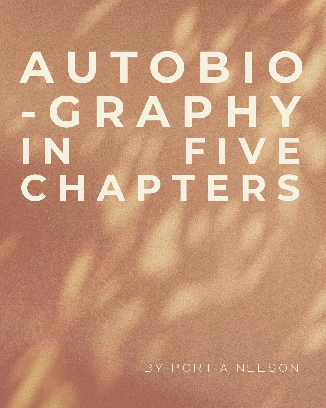 I&rsquo;ve just completed another round, and started walking down another street.

The moment I realised, there was a quiet relief, a familiar sense of wisdom earned and now naturally embodied - and I remembered this poem. 

Sometimes you fall in the