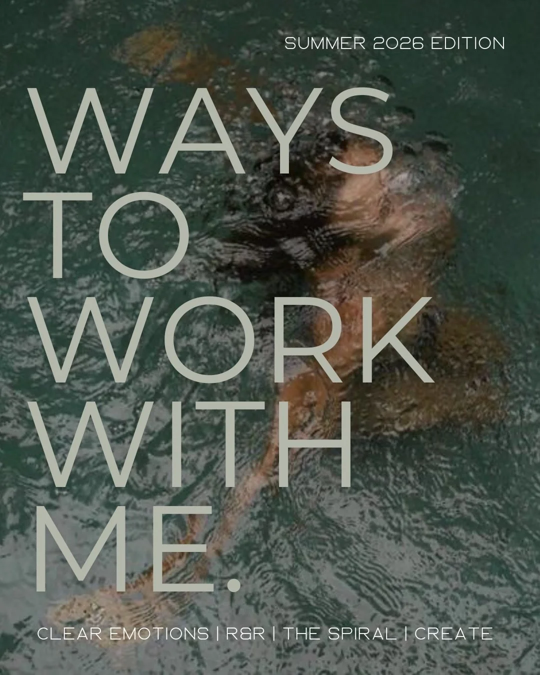 WAYS TO WORK WITH ME ✨

Firstly, YOU are capable, intelligent, and successful in many ways
 &hellip;but you may also be quietly disconnected from yourself, your body, your emotions, your purpose, 

and increasingly your relationships, work, or that m