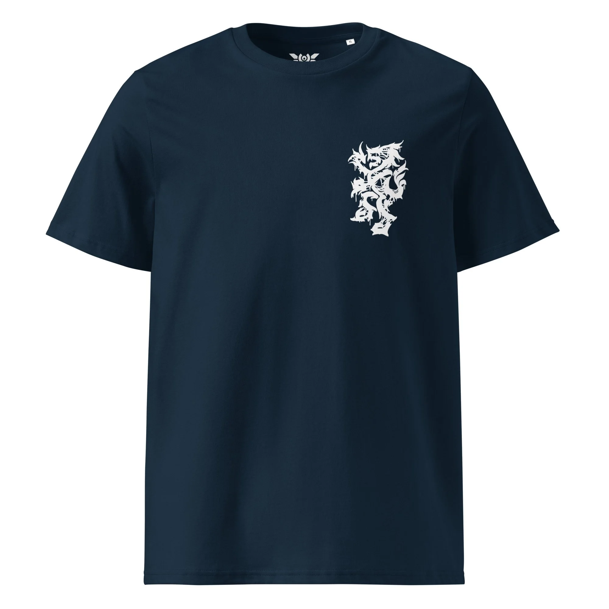 "Graphic tee Blue by Leipzig designer Richard Göpel. Made on order, organic cotton, 5% to charity."