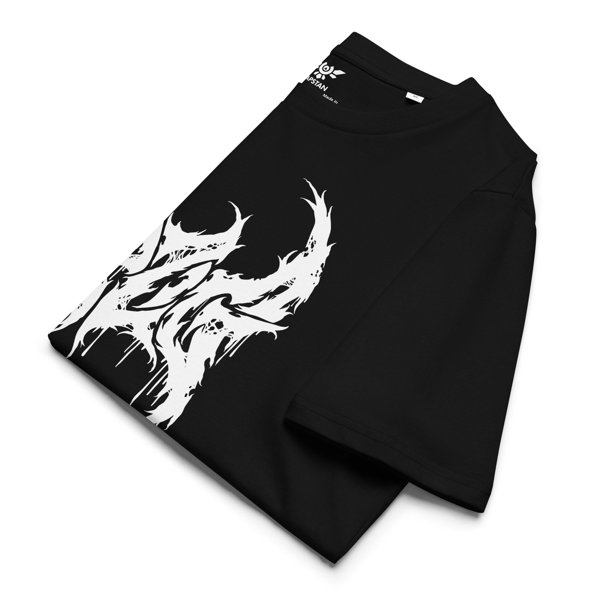 WGT Leipzig Death Metal style logo t-shirt in black
