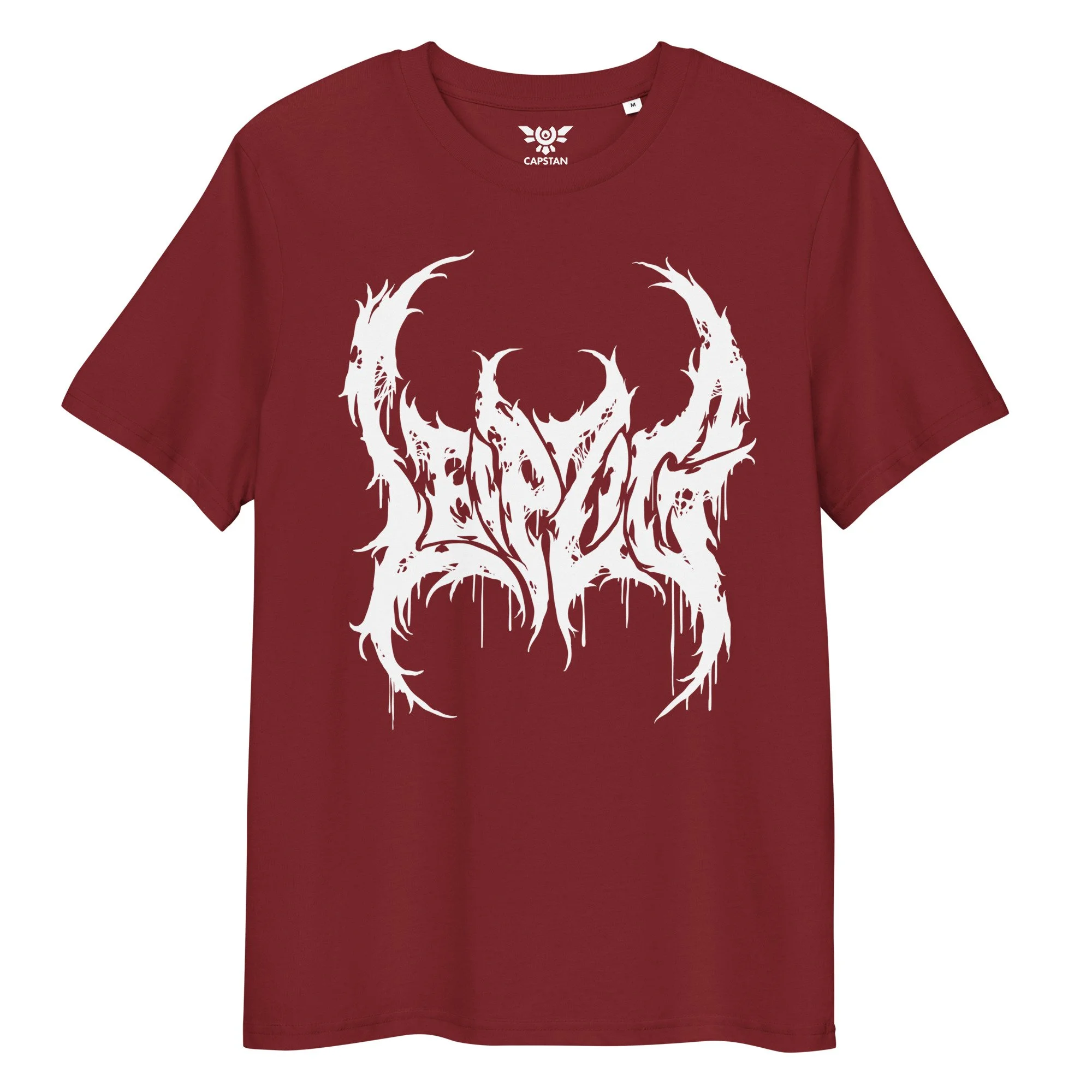 WGT Leipzig Death Metal style logo t-shirt in red