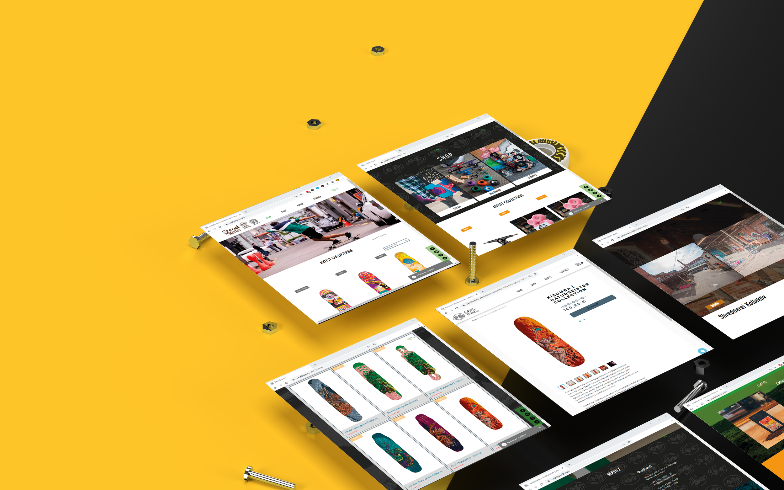 Bastl Boards Website Mockup