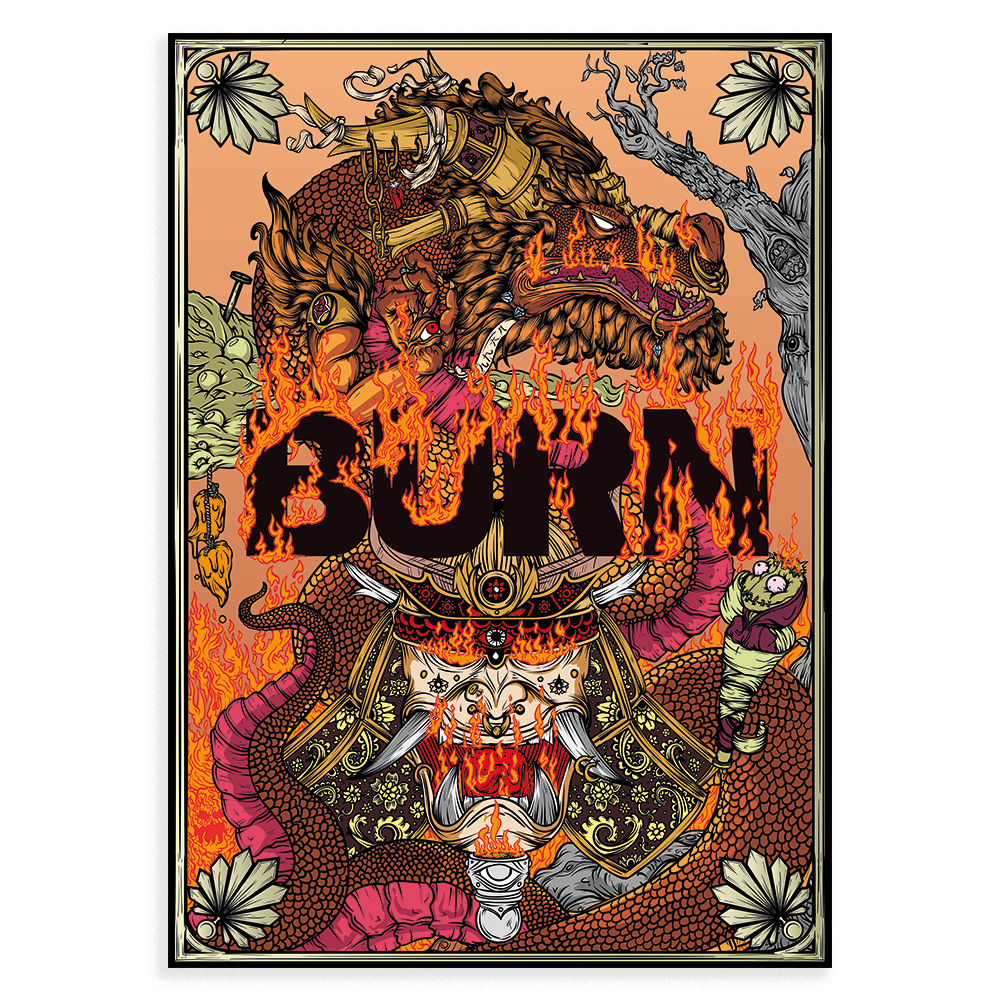 "BURN" Poster