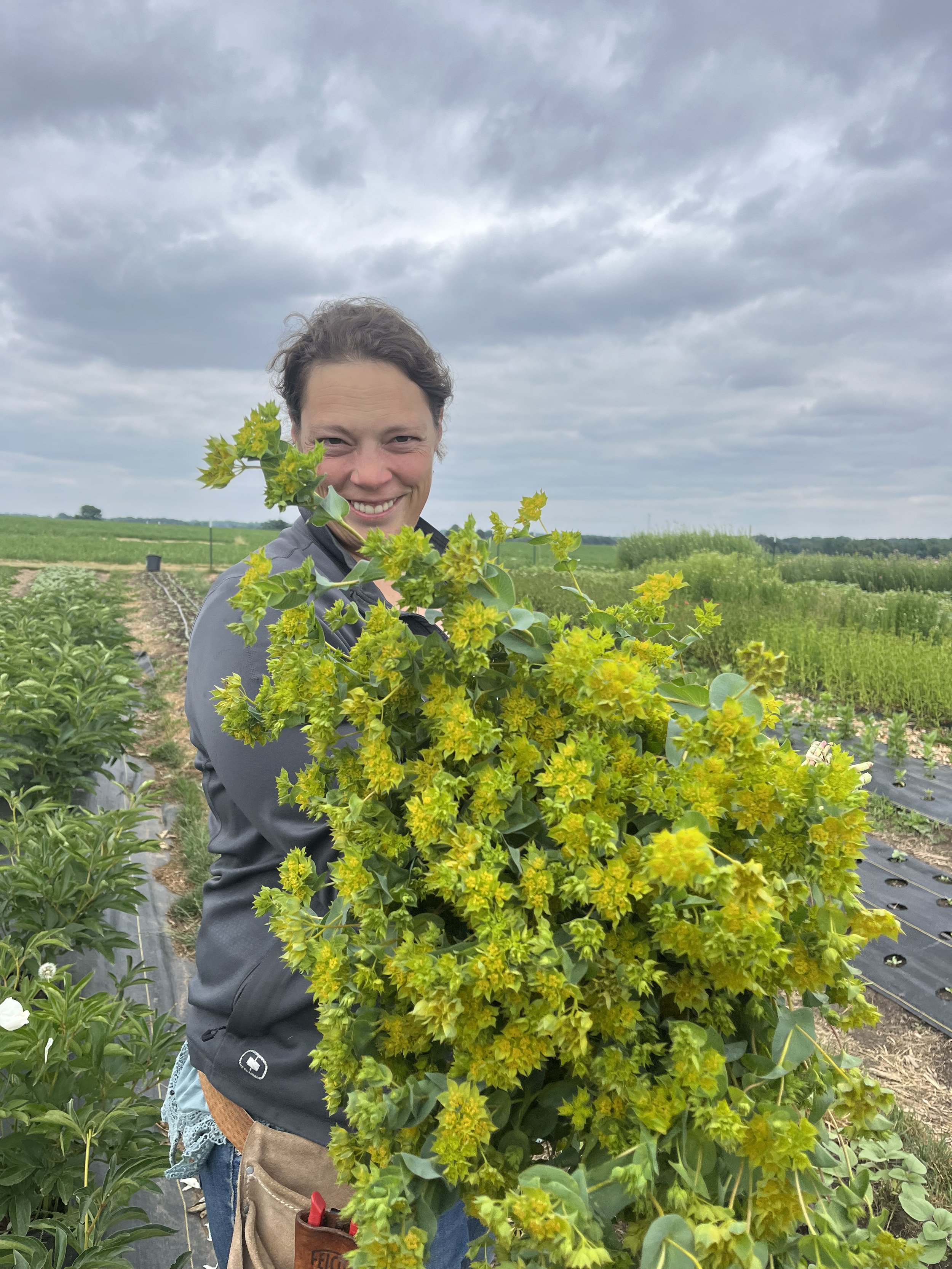Flower Farmer with bupleurum