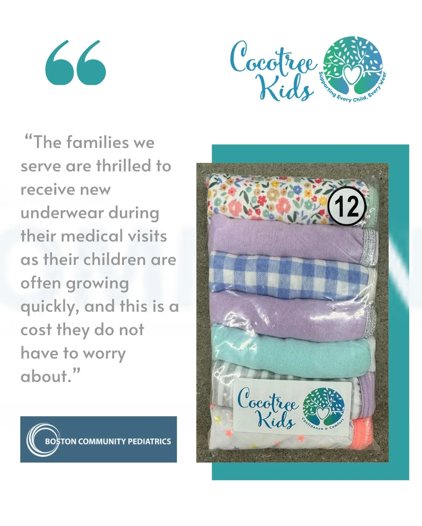 Today we&rsquo;re highlighting our partnership with @bostoncommunitypediatrics 🌟 

Boston Community Pediatrics is the first nonprofit, private pediatric practice in Massachusetts, bringing equity to pediatric healthcare in Boston. Due to systemic ra
