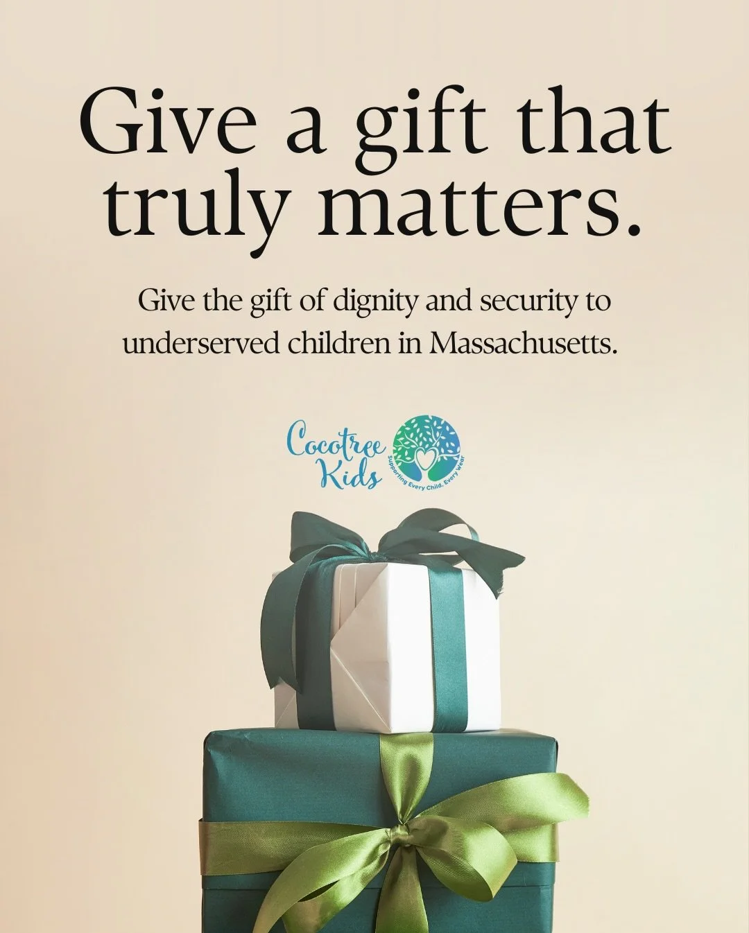 Gifts don&rsquo;t always come wrapped in ribbons. 

Sometimes, they come in the form of essentials, like new underwear &ndash; giving children confidence to go to school, comfort at home, and a sense of dignity they can carry with them every day. 

W