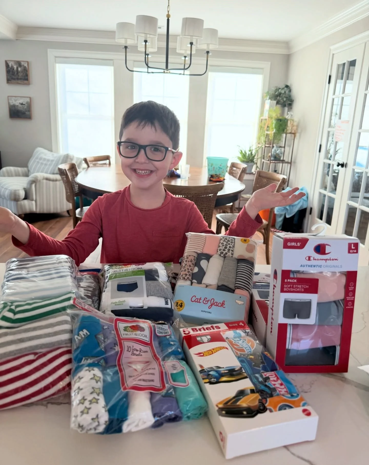 Instead of receiving birthday presents for himself, Luke chose to think about other kids in his community. For his 6th birthday in lieu of gifts, he collected underwear and donations to support underserved kids across Massachusetts&mdash;and his gene
