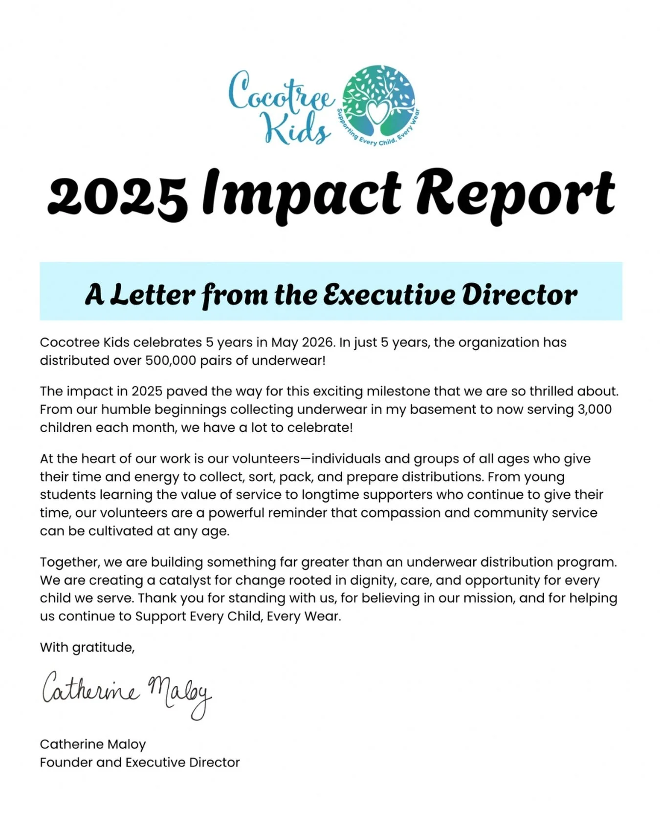 Our 2025 Impact Report is finally here! Click the link in our story and bio to read all about Cocotree Kids&rsquo; growth and impact last year. You might even spot a picture of yourself! 👀 

What stood out to us the most is that while we were able t