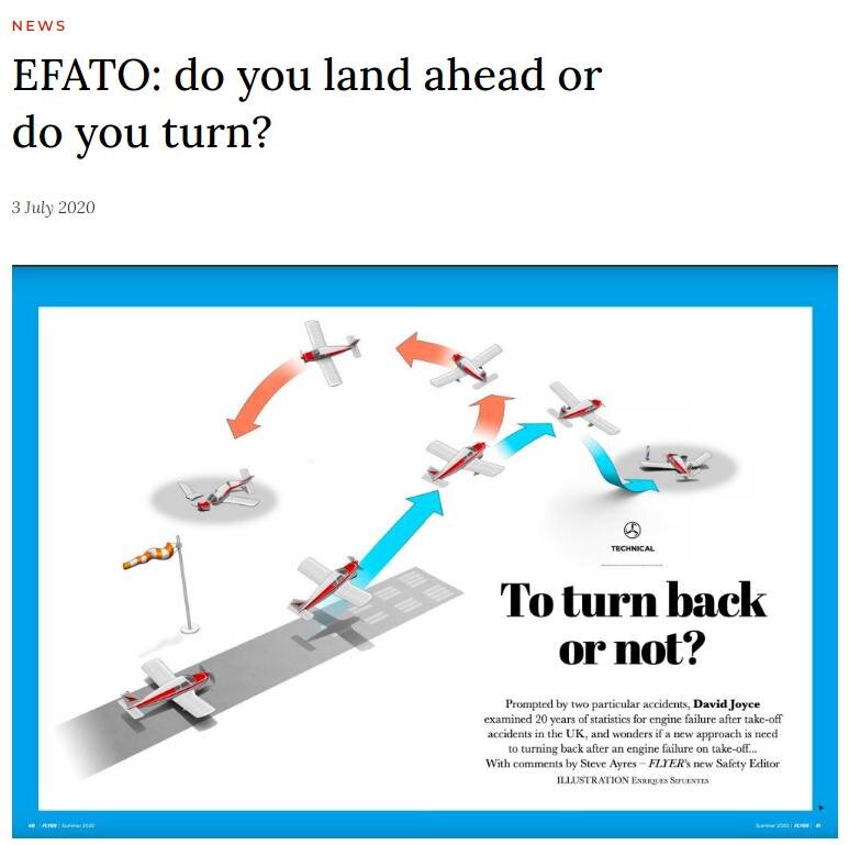 Engine failure after take off - what do we do? 

Check out @flyermags article below on EFATOs.

https://flyer.co.uk/efato-do-you-land-ahead-or-do-you-turn/

 #flyer #returntoflying #skillfade #ukpilots #CAA #improvement #prevention #imsafe #efato #en