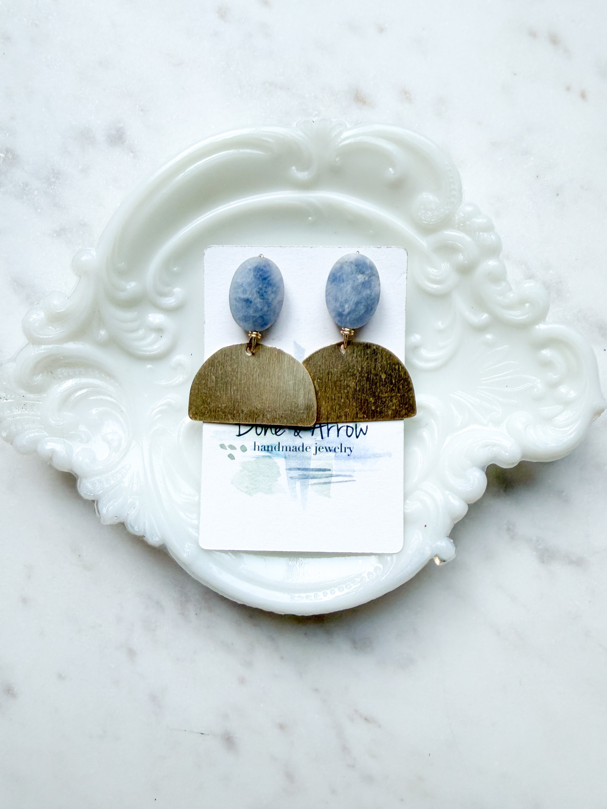 Aquamarine Half Moons