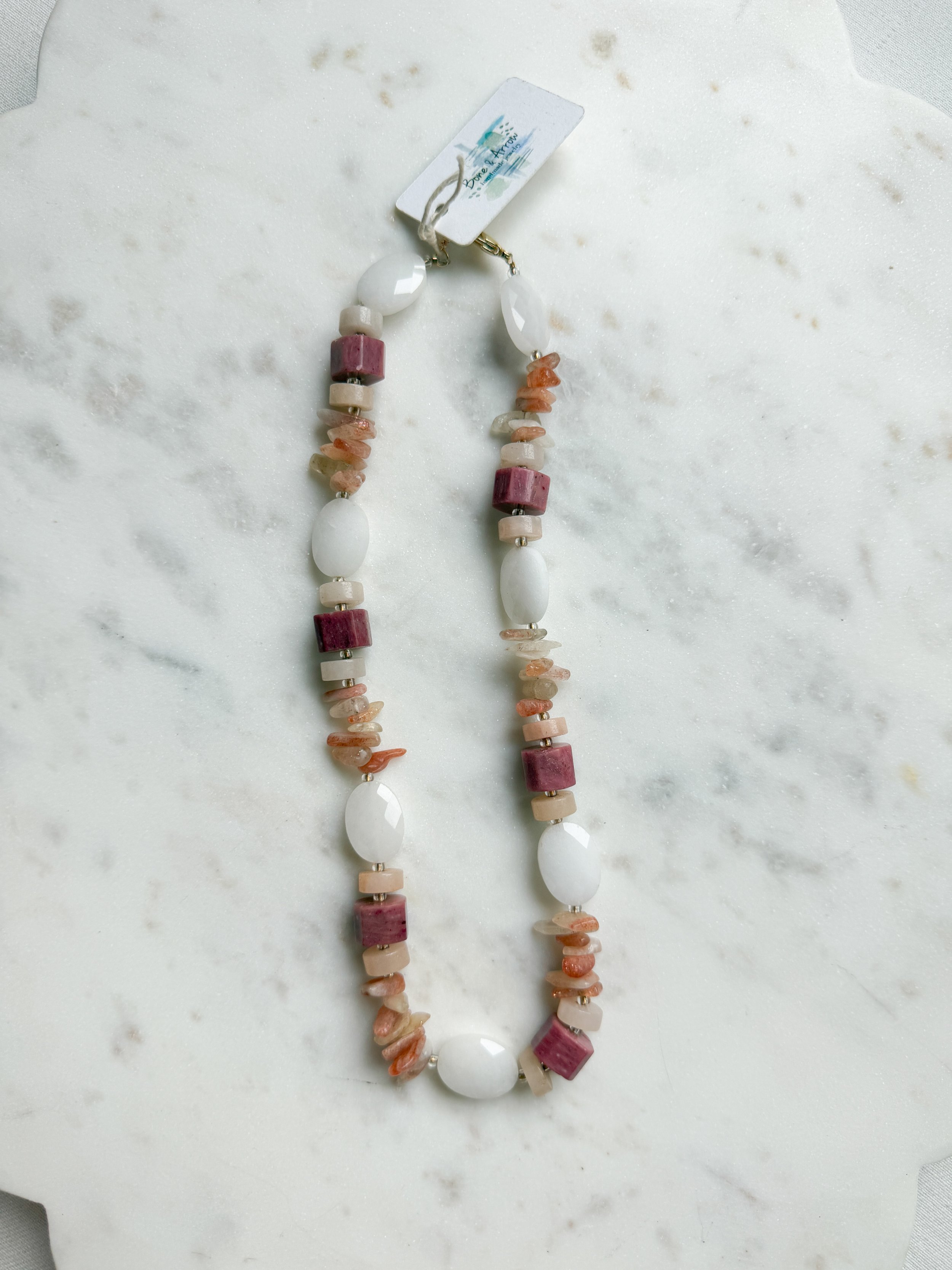 Rhodochrosite and Sunstone