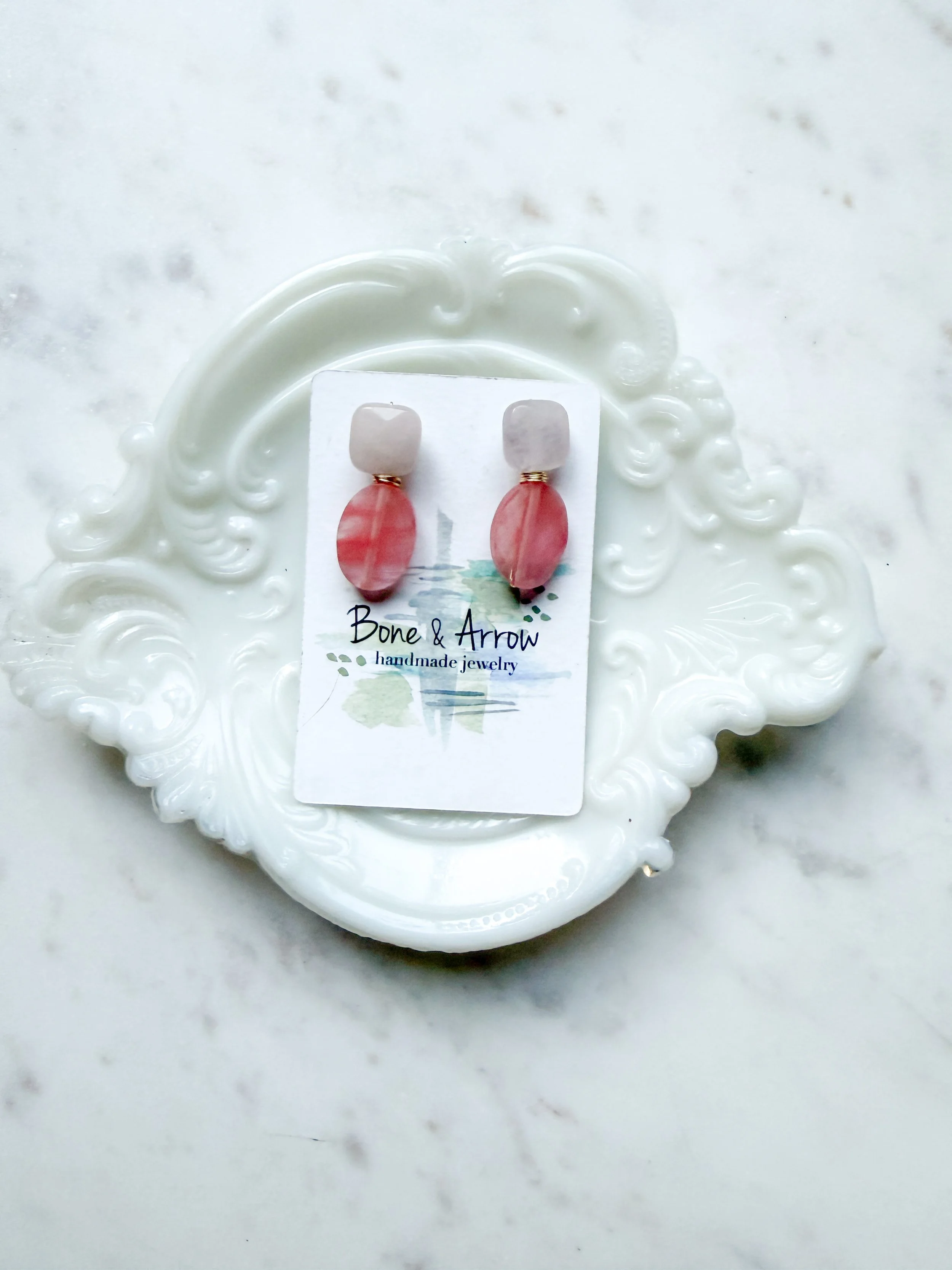 Two Tone Pink Drops